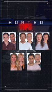 Alle 10 de deelnemers van Hunted Vips in een overzicht